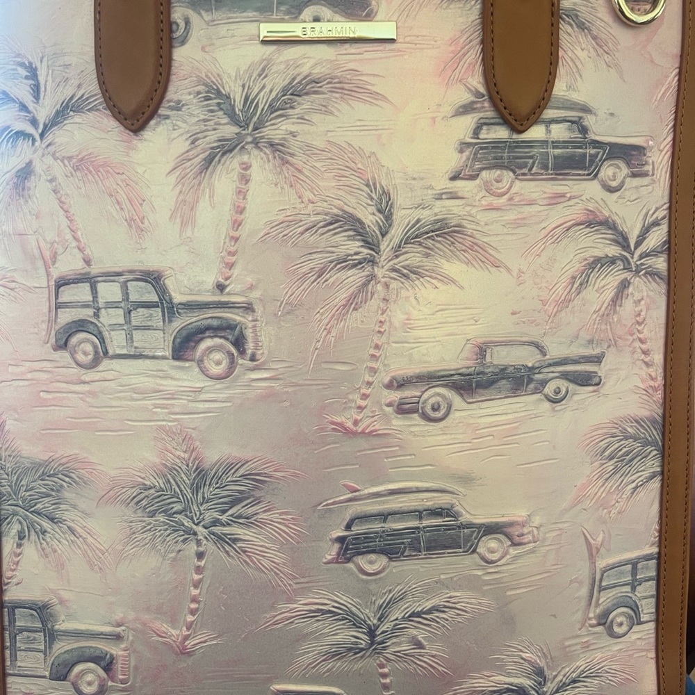 Brahmin Copa Cabana Monique Pink Tote